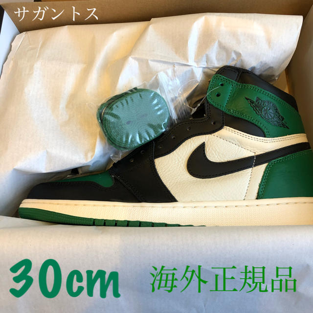 送料無料！Air Jordan 1 Pine Green 30cm