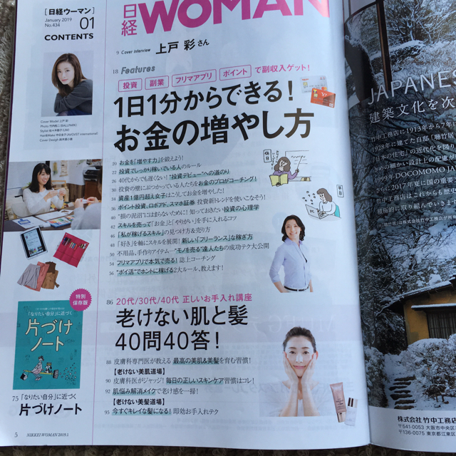 日経BP(ニッケイビーピー)の日経WOMAN 日経ウーマン 1月号  エンタメ/ホビーの本(ビジネス/経済)の商品写真