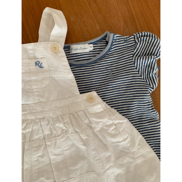 Ralph Lauren(ラルフローレン)のラルフローレン キッズ スカート ワンピース ブルマ 70 キッズ/ベビー/マタニティのベビー服(~85cm)(ワンピース)の商品写真