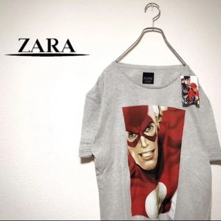 ザラ(ZARA)の【レア】ZARA ザラ tシャツ 半袖 メンズ マーベル L コラボ(Tシャツ/カットソー(半袖/袖なし))