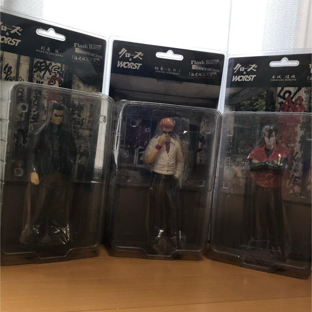 秋田書店 - クローズ&WORST 海老塚三人衆フィギュアセットの通販 by