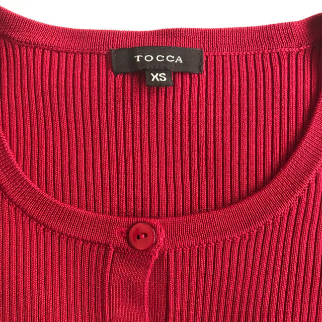 TOCCA(トッカ)のTOCCA トッカ シルクリブ 定番カーディガン レディースのトップス(カーディガン)の商品写真