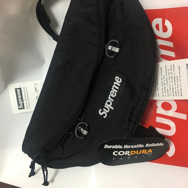 Supreme 19SS waist bag 黒