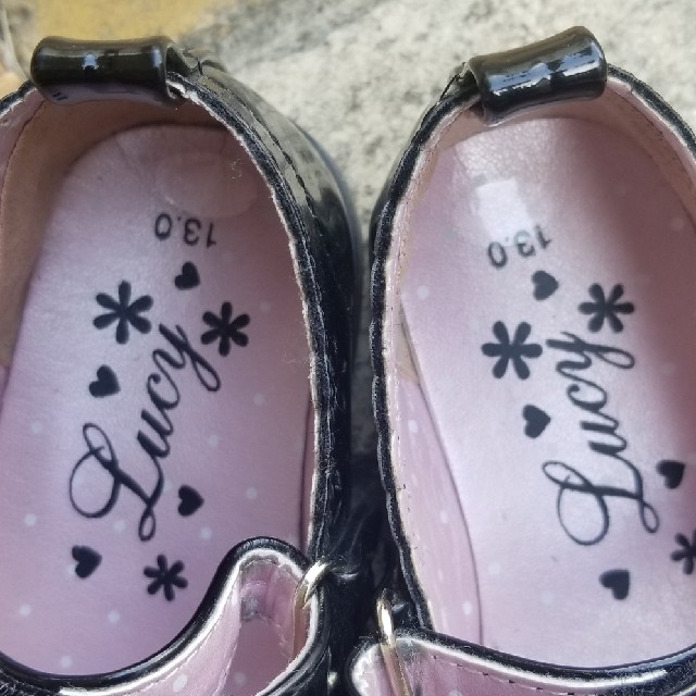 エナメル☆リボン☆かわいい☆13センチ キッズ/ベビー/マタニティのベビー靴/シューズ(~14cm)(フォーマルシューズ)の商品写真