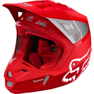 シュプリーム(Supreme)の国内未発売！18ss Supreme×Fox Racing V2 Helmet赤(モトクロス用品)