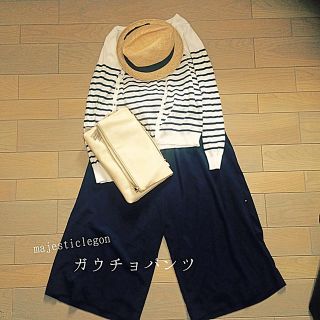 マジェスティックレゴン(MAJESTIC LEGON)のmajestic ガウチョパンツ ❁(バギーパンツ)