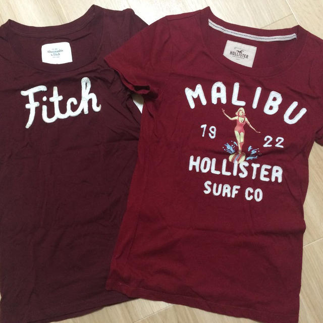 Abercrombie&Fitch(アバクロンビーアンドフィッチ)のアバクロ&ホリスターTシャツセット レディースのトップス(Tシャツ(半袖/袖なし))の商品写真