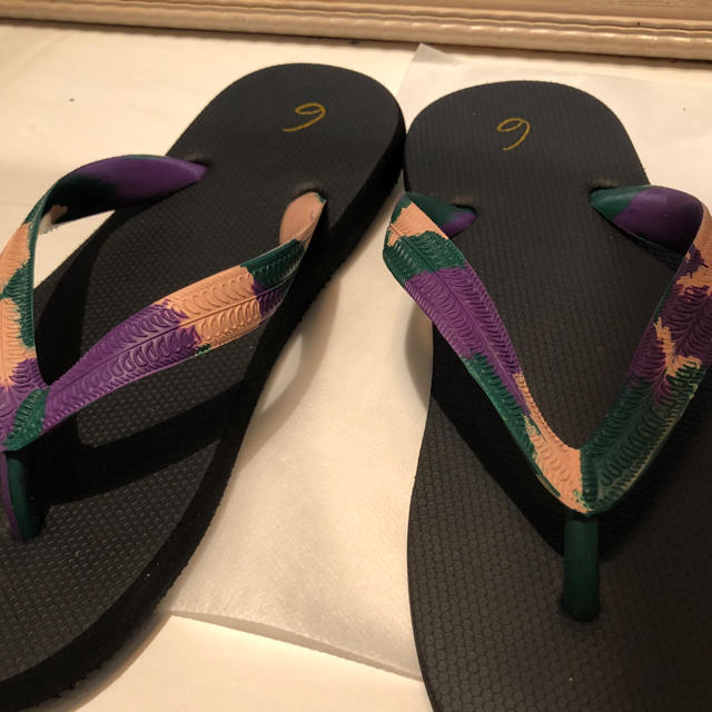 BEAUTY&YOUTH UNITED ARROWS(ビューティアンドユースユナイテッドアローズ)の6 beauty&youth roku ロク flip flop ビーチサンダル レディースの靴/シューズ(ビーチサンダル)の商品写真