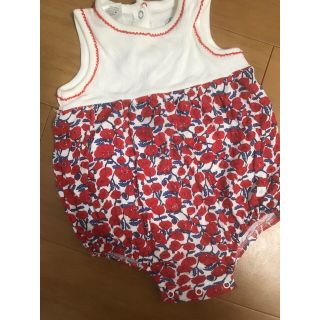 プチバトー(PETIT BATEAU)のpetit bateau 60cm (ロンパース)