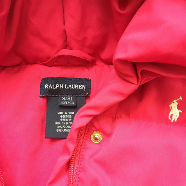 Ralph Lauren(ラルフローレン)のラルフローレン ダウンジャケット キッズ/ベビー/マタニティのキッズ服女の子用(90cm~)(ジャケット/上着)の商品写真