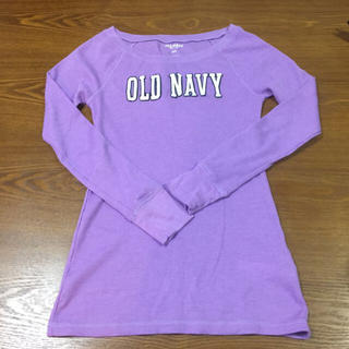 オールドネイビー(Old Navy)のOLD NAVY パープルシャツ(Tシャツ(長袖/七分))