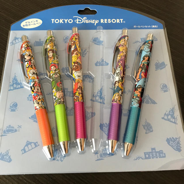 Disney ディズニーボールペン ディズニー限定 可愛い 五本セット の通販 By ステラ ルー S Shop ディズニーならラクマ
