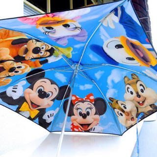 ディズニーリゾート完売品★ミッキー\u0026フレンズ　実写・晴雨兼用傘・日傘・折り畳み傘