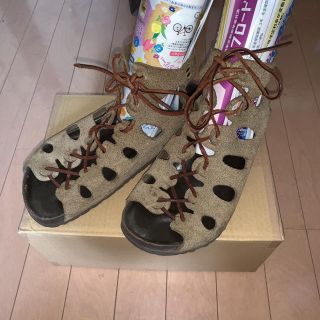 ビルケンシュトック(BIRKENSTOCK)のビルケンシュトック スウェード レザーソール サイズ41(サンダル)