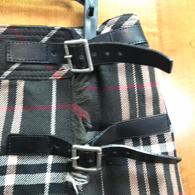 BURBERRY BLUE LABEL(バーバリーブルーレーベル)のバーバリー ラップ プリーツスカート レディースのスカート(ミニスカート)の商品写真