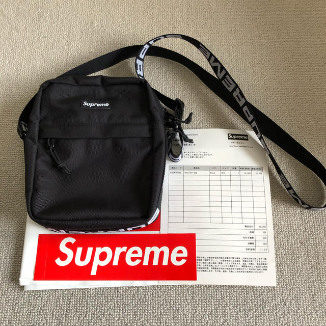 Supreme Shoulder Bag 18ss Black ショルダー 1