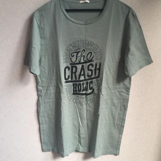 ジーユー(GU)のTシャツ GU Tシャツ L グリーン(Tシャツ/カットソー(半袖/袖なし))