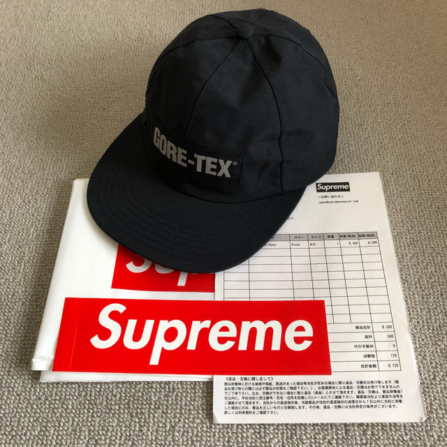 Supreme 18fw GORE-TEX 6 panel cap帽子