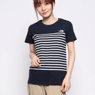 ザノースフェイス(THE NORTH FACE)の☆新品☆ THE NORTH FACE パネルボーダーTシャツ M(Tシャツ(半袖/袖なし))