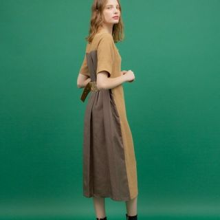 UNITED TOKYO バックチェックワンピース ネイビー Sサイズ www