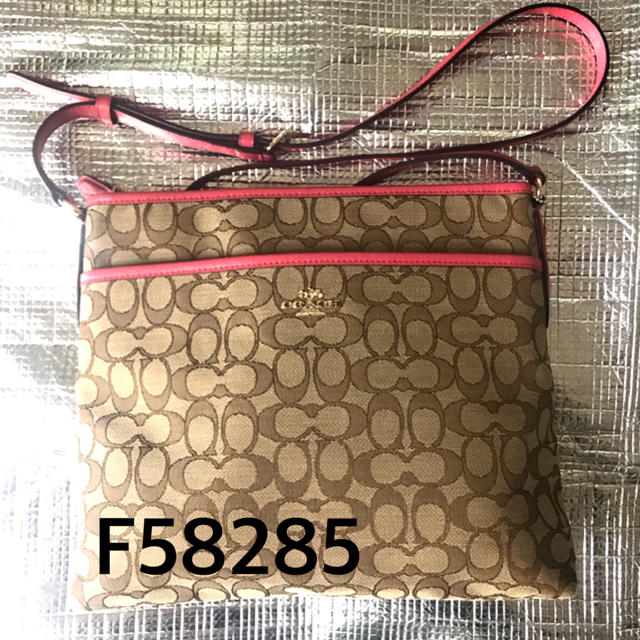 コーチ COACH F58285 シグネチャー ファイル ショルダーバッグ