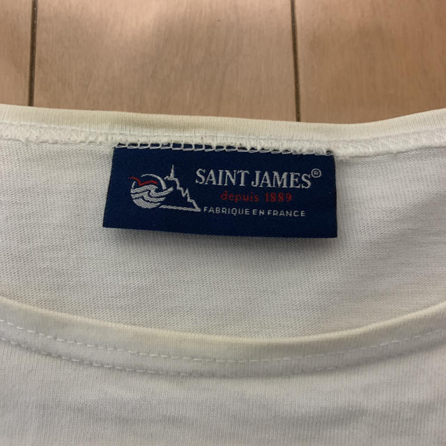 SAINT JAMES - セントジェームス ナヴァル 白青 幅違いボーダー サイズ ...