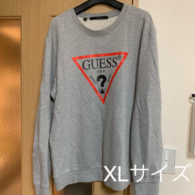 GUESS(ゲス)のguess トレーナー XL グレー メンズのトップス(スウェット)の商品写真