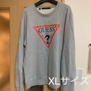 ゲス(GUESS)のguess トレーナー XL グレー(スウェット)