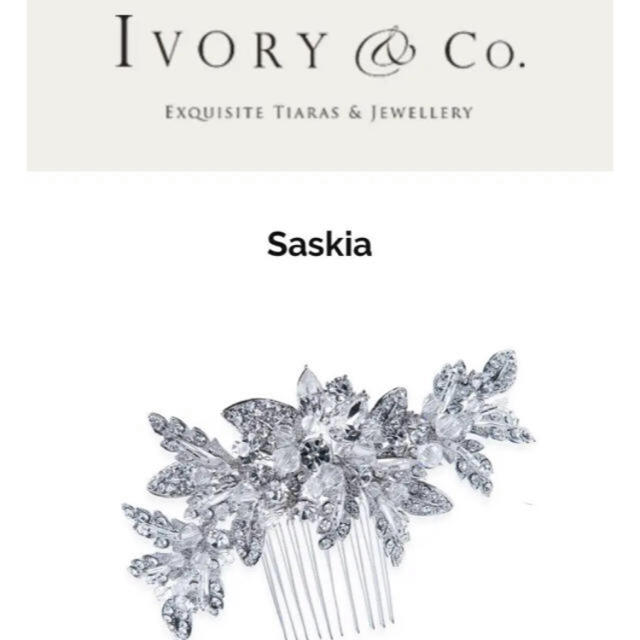 【5/6以降発送】ivory&co ヘアアクセサリー saskia