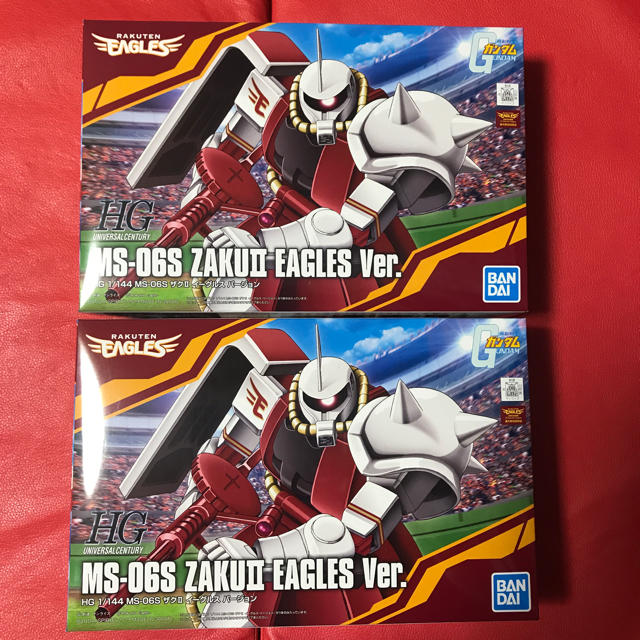 プロ野球12球団 コラボ ガンプラ イーグルスver ザク2個セット www