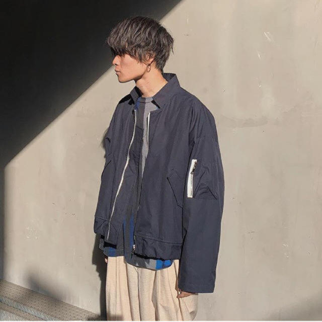 期間限定 anitya 19ss フライトジャケット ネイビー サイズ 3 【60