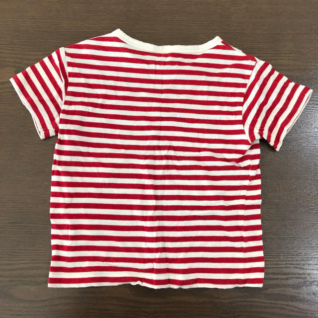 MUJI (無印良品)(ムジルシリョウヒン)の★uuu_0925さま専用★【無印良品】Tシャツ キッズ90cm ボーダー キッズ/ベビー/マタニティのキッズ服男の子用(90cm~)(Tシャツ/カットソー)の商品写真