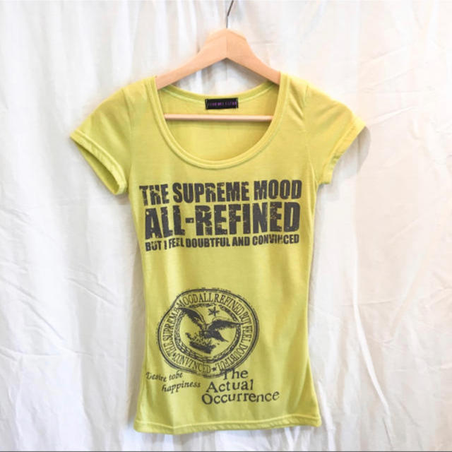 ROSE BUD(ローズバッド)のセレクトショップ購入 ロゴTシャツ サーフTシャツ グリーン 美品 レディースのトップス(Tシャツ(半袖/袖なし))の商品写真