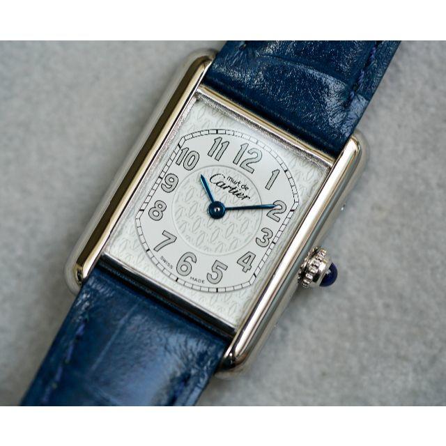 美品 カルティエ マスト タンク グレー ローマン SM Cartier