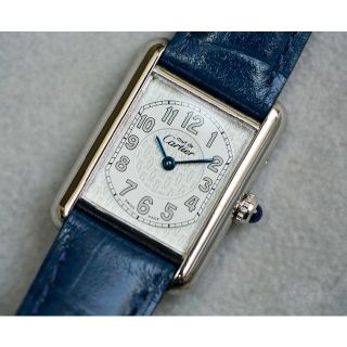 カルティエ(Cartier)の美品 カルティエ マスト タンク シルバー アラビア SM Cartier (腕時計)