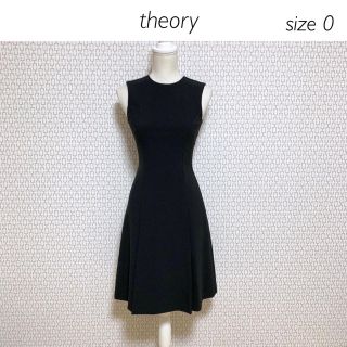 セオリー(theory)の【クリーニング済】theory  ボックスプリーツワンピース(ひざ丈ワンピース)