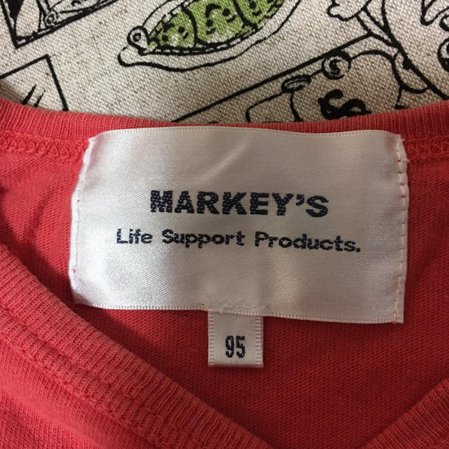 MARKEY'S(マーキーズ)のTシャツ 2枚セット 兄弟コーデ 120 と 95 キッズ/ベビー/マタニティのキッズ服男の子用(90cm~)(Tシャツ/カットソー)の商品写真