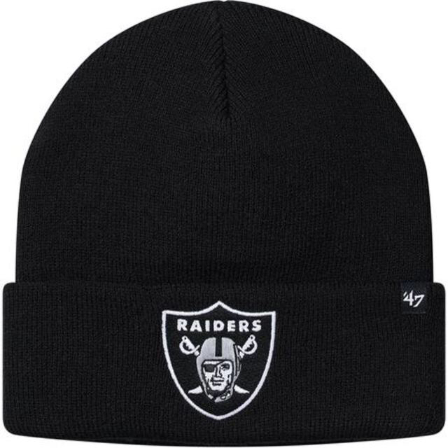 Supreme(シュプリーム)のSupreme®/NFL/Raiders/’47 Beanie (Black) メンズの帽子(ニット帽/ビーニー)の商品写真