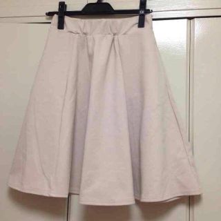 ダブルクローゼット(w closet)の【値下げ！！】ひざ丈フレアスカート(ひざ丈スカート)