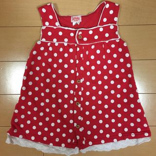 アナップキッズ(ANAP Kids)のANAPKIDSドットワンピース100(ワンピース)