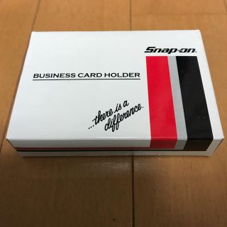 Snap-on 名刺入れ 未使用品(車外アクセサリ)