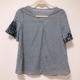 アプワイザーリッシェ(Apuweiser-riche)のアプワイザーリッシェ カットワーク刺繍ブラウス(シャツ/ブラウス(半袖/袖なし))