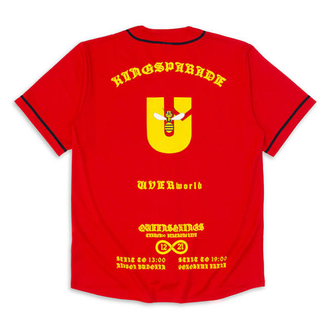 UVERworld ベースボールシャツの通販 by vg8's shop｜ラクマ