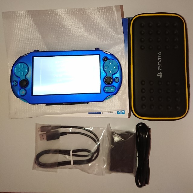 携帯用ゲーム機本体PlayStation®Vita（PCH-2000シリーズ）アクアブルー