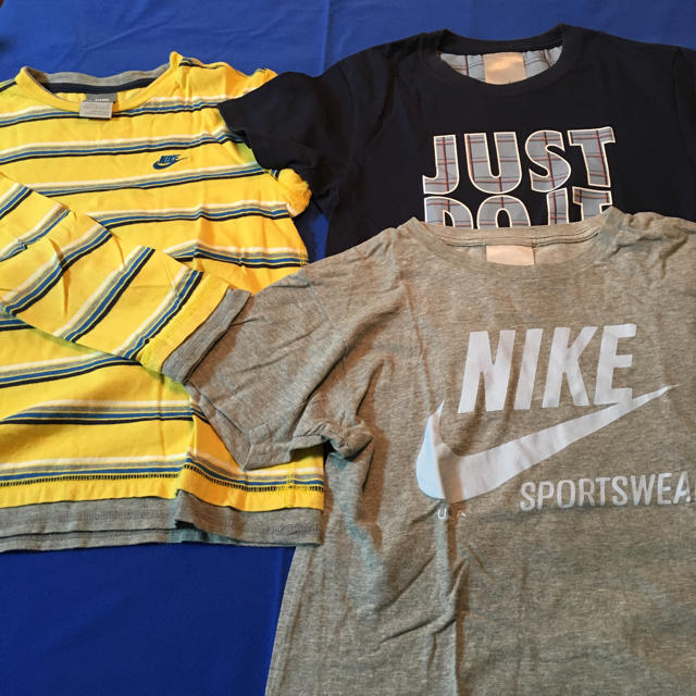 NIKE(ナイキ)の子供NIKE130センチ9点まとめ売り キッズ/ベビー/マタニティのキッズ服男の子用(90cm~)(Tシャツ/カットソー)の商品写真