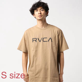 ルーカ(RVCA)のRVCA  BIG RVCA SS ベージュ S サイズ(Tシャツ/カットソー(半袖/袖なし))