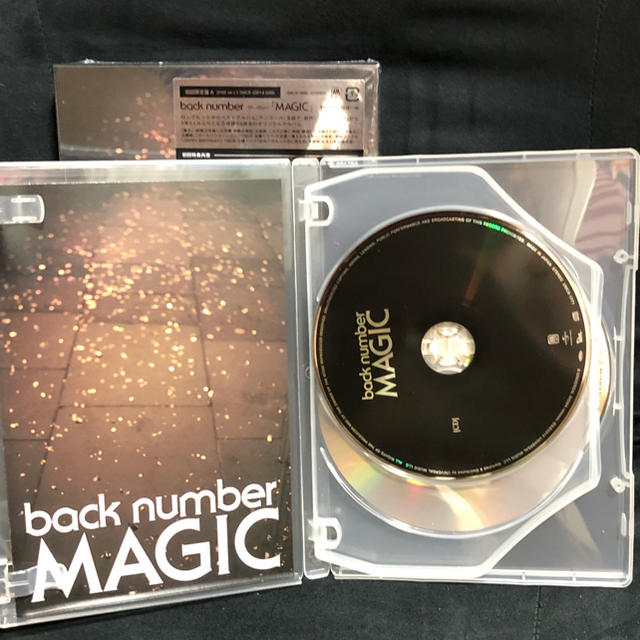 BACK NUMBER(バックナンバー)のback number MAGIC 初回盤 バックナンバー エンタメ/ホビーのCD(ポップス/ロック(邦楽))の商品写真