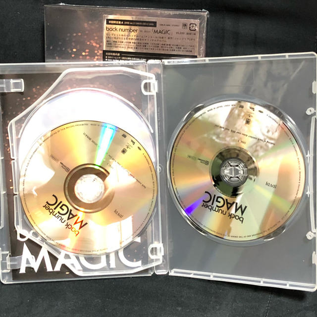 BACK NUMBER(バックナンバー)のback number MAGIC 初回盤 バックナンバー エンタメ/ホビーのCD(ポップス/ロック(邦楽))の商品写真