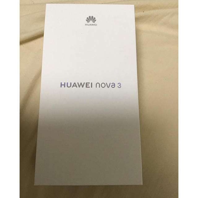 スマートフォン本体【新品・未開】Huawei nova3 red