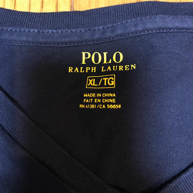 POLO RALPH LAUREN(ポロラルフローレン)のPOLO RALPH LAUREN Tシャツ 濃紺 XL メンズのトップス(Tシャツ/カットソー(半袖/袖なし))の商品写真